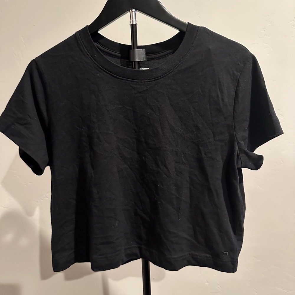 PINK Victoria's Secret Black Crop Top
